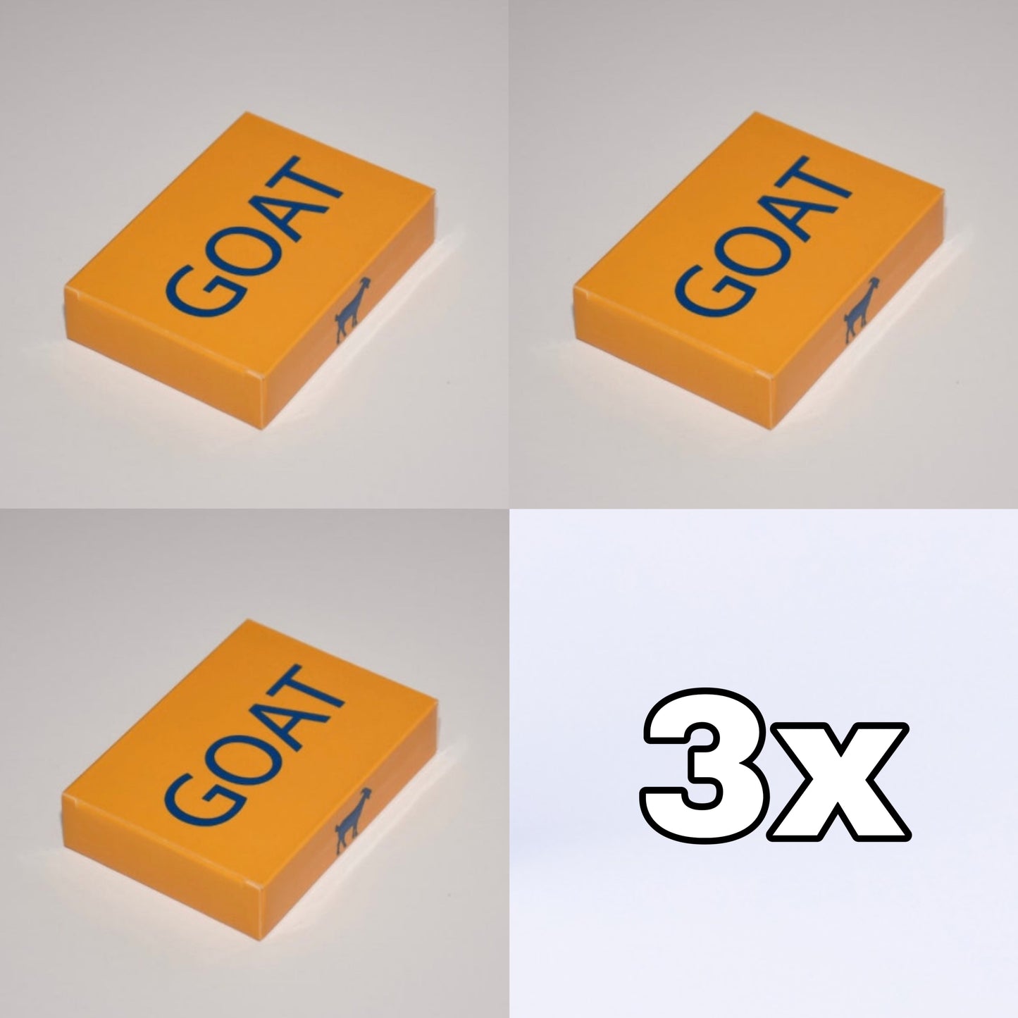 3x ورقة GOAT 7
